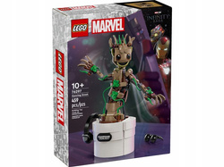 LEGO MARVEL TAŃCZĄCY GROOT W DONICZCE SUPER HEROES KLOCKI 76297