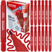 MARKER PERMANENTNY OFFICE PRODUCTS CZERWONY WODOODPORNY 12 sztuk OKRĄGŁY