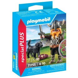 PLAYMOBIL WIKING Z PSEM STRÓŻUJĄCYM FIGURKA AKCESORIA SPECIAL PLUS 9 EL.