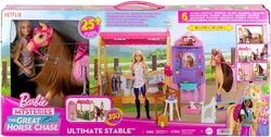 BARBIE LALKA STAJNIA MALIBU STADINA MARZEŃ KOŃ WIELKI POŚCIG NETLFIX MATTEL