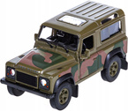 LAND ROVER DEFENDER MORO METALOWY SAMOCHODZIK KOLEKCJONERSKI WELLY