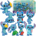 STITCH FIGURKI KOLEKCJONERSKIE ZESTAW 8 FIGUREK LILO I STITCH DISNEY