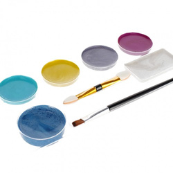 FARBY DO MALOWANIA TWARZY CIAŁA 6 KOLORÓW ZMYWALNE PERŁOWE MOTYLEK STARPAK