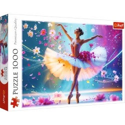 PUZZLE 1000 ELEMENTÓW TAŃCZĄCA BALETNICA BALERINA UKŁADANKA TREFL 10954