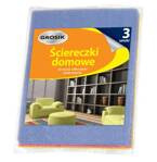 ŚCIERECZKI DOMOWE UNIWERSALNE MIĘKKIE TRWAŁE GROSIK 35x35cm 3 SZTUKI