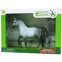 KOŃ KONIK KLACZ CZYSTEJ KRWI ARABSKIEJ SZARA FIGURKA 1:12 COLLECTA DELUXE