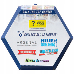 ROBLOX FIGURKA NIESPODZIANKA Z WIRTUALNYM KODEM DO GRY SERIA 1 MYSTERY