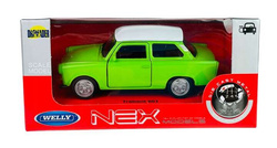 TRABANT 601 METALOWY SAMOCHÓD KOLEKCJONERSKI WELLY 1:34