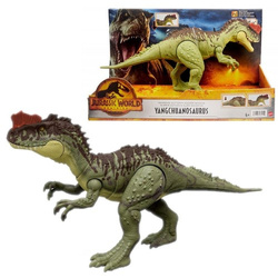 JURASSIC WORLD DINOZAUR YANGCHUANOSAURUS FIGURKA MATTEL RUCHOMY DRAPIEŻNIK