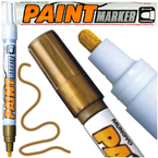 MARKER OLEJOWY DO OZNACZEŃ OPON MUNGYO WODOODPORNY 2mm ZŁOTY