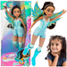 LALKA WINX CLUB FAIRY WRÓŻKA AISHA ZE SKRZYDŁAMI NIEBIESKA SUKIENKA 26 cm 