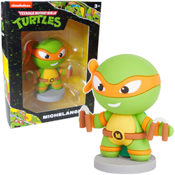TURTLES WOJOWNICZE ŻÓŁWIE NINJA FIGURKA NA PODSTAWCE MICHELANGELO