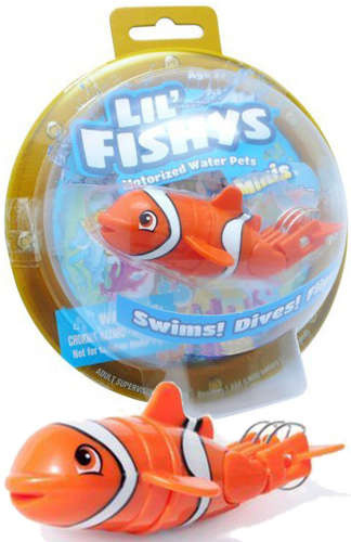 Lil fishys pływająca rybka pomarańczowa - lucky (847341060214