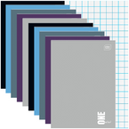 NOTES A7 W KRATKĘ 50 KARTEK 70g OKŁADKA UV INTERDRUK ONE COLOR - 10 szt.