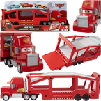 CIĘŻARÓWKA LAWETA MANIEK MACK TRANSPORTER AUTA CARS MATTEL ZYGZAK MCQUEEN
