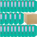 SEGREGATOR A4/75mm OFFICE PRODUCTS Z DŹWIGNIĄ PP TURKUSOWY 25 SZTUK