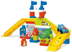 KLOCKI MEGA BLOKS BUILDERS GARAŻ SAMOCHODOWY 60EL