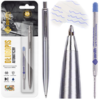 DŁUGOPIS ZENITH SILVER AUTOMATYCZNY NIEBIESKI 2w1 METALOWY DODATKOWY WKŁAD