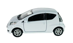 CITROEN C1 BIAŁY METALOWY SAMOCHÓD MODEL KOLEKCJONERSKI WELLY