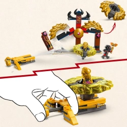 LEGO NINJAGO SMOCZE SPINJITZU ZESTAW BITEWNY ZŁOTY NINJA SPINNERY 71826