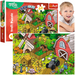 PUZZLE 60 EL. TREFLIKI NA FARMIE RODZINA TREFLIKÓW UKŁADANKA TREFL 17402