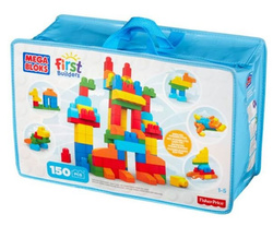 KLOCKI MEGA BLOKS FIRST BUILDERS TORBA 150 EL.