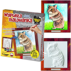 WYPUKŁA MALOWANKA FUTRZAK CHOMIK - MIRAGE HOBBY