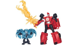 TRANSFORMERS TRA RID SIDESWIPE VS ANVIL MINICON