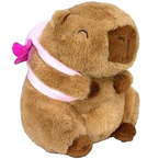 KAPIBARA PLUSZAK MASKOTKA PRZYTULANKA PLECAK AKSOLOTL 22 cm BRĄZOWA JASNA