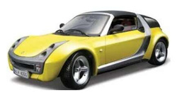 SMART ROADSTER COUPE BBURAGO DIAMOND COLLECTION 1/18 AUTO ŻÓŁTE 