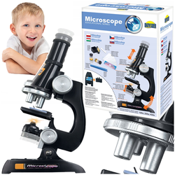 MIKROSKOP EDUKACYJNY DLA DZIECI NAUKOWY POWIĘKSZENIE 100x 200x 450x