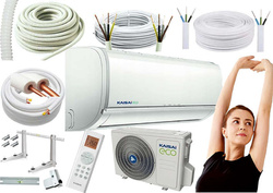KLIMATYZATOR ŚCIENNY KAISAI ECO 2,6 kW KEX-09KTK GRZANIE ZESTAW 3m