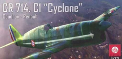 MODEL DO SKLEJANIA SAMOLOT CR 714 C1 CYCLONE CAUDRON RENAULT 1:72 PLASTYK