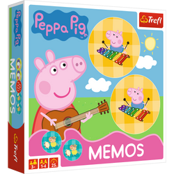 GRA PAMIĘCIOWA MEMOS MEMORY ŚWINKA PEPPA 3+ TREFL PARY