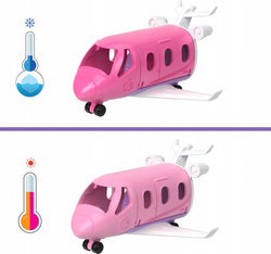 BARBIE LALECZKA SAMOLOT ROZKŁADANY DREAMPLANE ZMIENIA KOLOR MATTEL