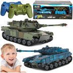 CZOŁG ZDALNIE STEROWANY BITEWNY 2w1 R/C PILOT WOJSKO RUCHOMA GŁOWICA DŹWIĘK