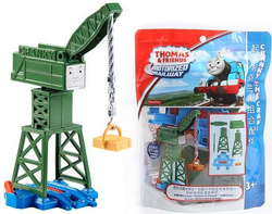 TOMEK I PRZYJACIELE DŹWIG KOLEJKA MOTORIZED RAILWAY FISHER-PRICE