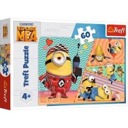 PUZZLE MINIONKI 60 ELEMENTÓW WESOŁE MINIONKI UKŁADANKA TREFL 17395