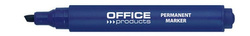 MARKER PERMANENTNY OFFICE PRODUCTS NIEBIESKI PISAK ŚCIĘTY WODOODPORNY