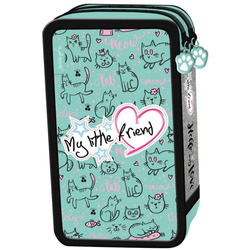 PIÓRNIK PODWÓJNY Z WYPOSAŻ. MY LITTLE FRIEND KOTEK