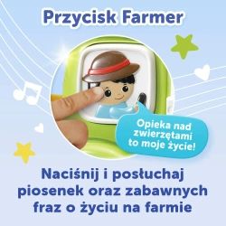 ZABAWKA INTERAKTYWNA EDUKACYJNA TRAKTOREK WESOŁEK ZWIERZĄTKA PL VTECH 61488