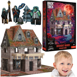 KLOCKI BRICK TRICK BUDUJ Z CEGŁY HALLOWEEN STRASZNY DWÓR 220 EL. TREFL