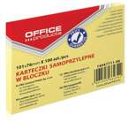 BLOCZEK KARTECZKI SAMOPRZYLEPNE OFFICE PRODUCTS KOSTKA 101x76mm 100 KARTEK