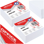 BLOCZEK KARTECZKI KLEJONE KOSTKA OFFICE PRODUCTS 85x85x40mm BIAŁA - 2 szt.