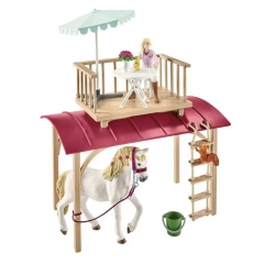 SCHLEICH HORSE CLUB PRZYCZEPA DO TAJNYCH SPOTKAŃ KLUBOWYCH FIGURKI 42593