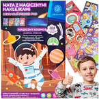 ZESTAW KREATYWNY MATA Z MAGICZNYMI NAKLEJKAMI XL ASTRA MAGICZNY KOSMOS