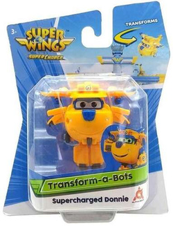 SUPER WINGS TRANSFORM-A-BOTS SUPERCHARGED DONNIE FIGURKA SAMOLOT