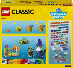 LEGO CLASSIC KREATYWNE PRZEZROCZYSTE KLOCKI KONSTRUKCYJNE 500 el. 11013