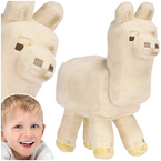 MINECRAFT PLUSZAK MASKOTKA LAMA PRZYTULANKA PIXELE MIĘKKA PLUSZOWA 30 cm