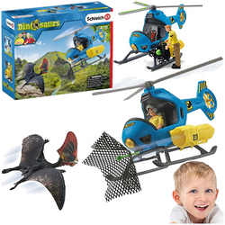 SCHLEICH DINOSAURS DINOZAURY ATAK Z POWIETRZA ŚMIGŁOWIEC FIGURKI 41468